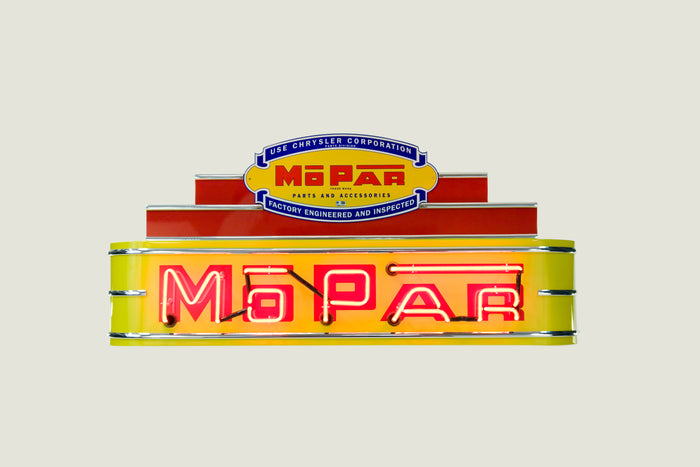 MOPAR Neon Sign- Yellow