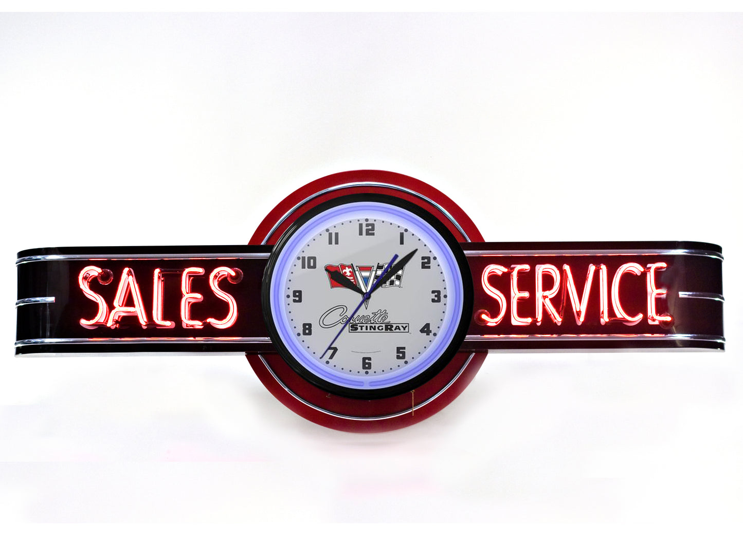 Corvette Stingray SALES SERVICE Neon Sign
