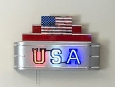 USA Neon Sign