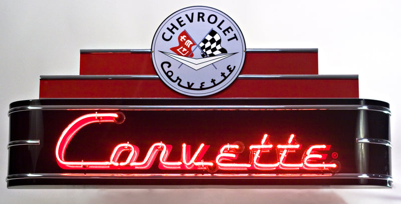 CORVETTE Neon Sign — Demo model