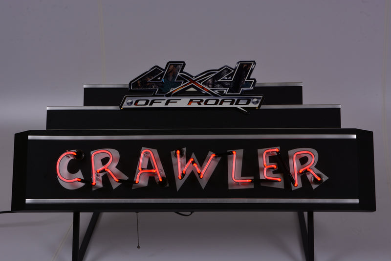 CRAWLER 4x4 Neon Sign — Demo model