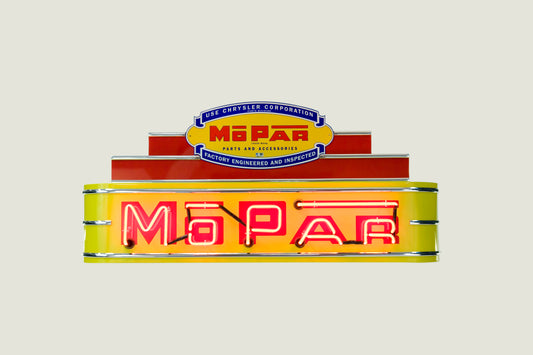 MOPAR Neon Sign- Yellow