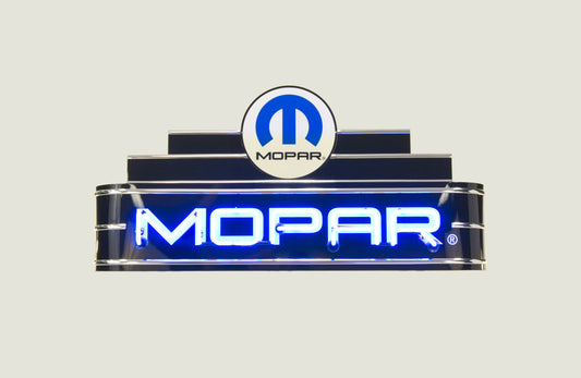 MOPAR Neon Sign- Black