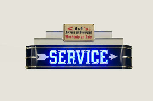 A&P SERVICE Neon Sign