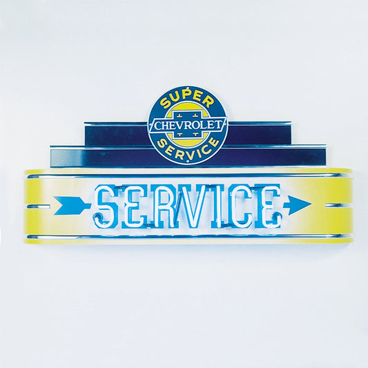 Chevy SERVICE Neon Sign