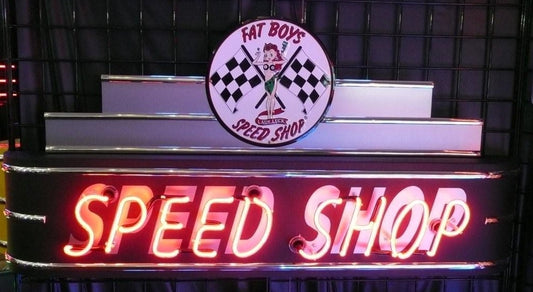 SPEED SHOP Neon Sign