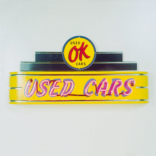 OK USED CARS Neon Sign