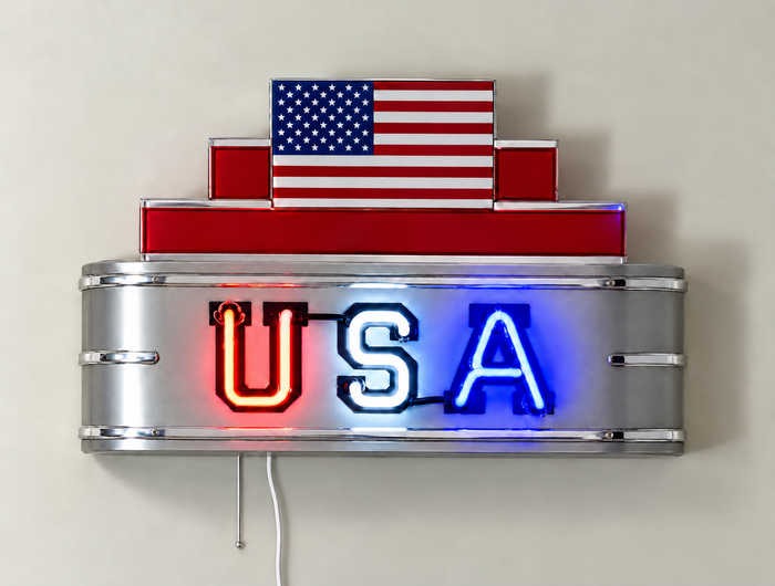 USA Neon Sign